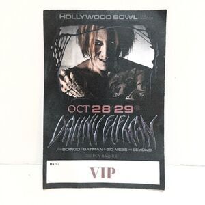 VIP PASS DANNY ELFMAN HOLLYWOOD BOWL 2022